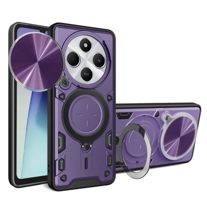 Techsuit CamGuard Pro puzdro pre Xiaomi Redmi 14C Poco C75 fialová