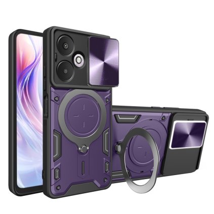 Techsuit CamGuard Pro Xiaomi Redmi 13C 5G Fialové puzdro