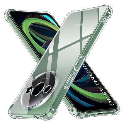 Techsuit Nárazuvzdorné Puzdro Priehľadné Silikón Xiaomi Redmi A3 Redmi A3x