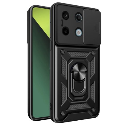 Techsuit CamShield Xiaomi Redmi Note 13 Pro 5G Poco X6 cierne puzdro