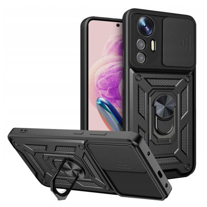 Techsuit Puzdro CamShield Series Xiaomi Redmi Note 12S Čierna