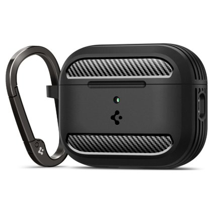 Spigen Rugged Armor Apple AirPods Pro 3 matná čierna puzdro