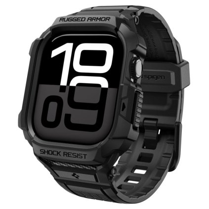 Spigen Rugged Armor Pro V2 puzdro pre Apple Watch 10 42mm Watch 11 42mm matná čierna