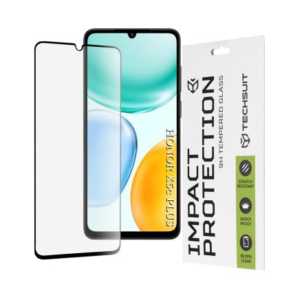 Ochranné sklo Techsuit 111D pre Honor X5c Plus čierne