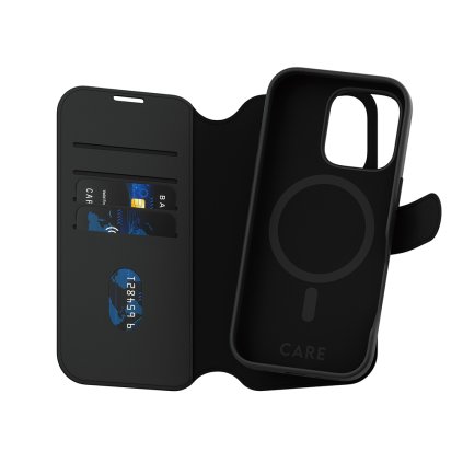 Puzdro PanzerGlass CARE Feature MagSafe Tango Two in One Wallet iPhone 16 Pro čierne