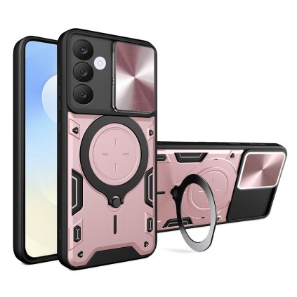 Ochranné puzdro Techsuit CamGuard Pro pre Samsung Galaxy S25 FE ružovo zlatá