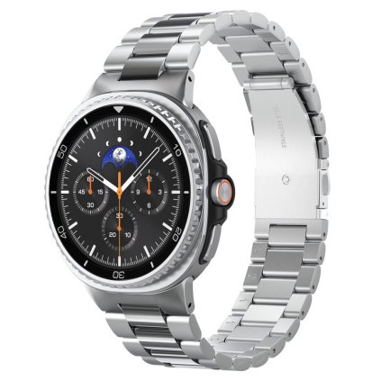 Spigen Modern Fit pre Samsung Galaxy Watch8 40mm 44mm Classic strieborné puzdro