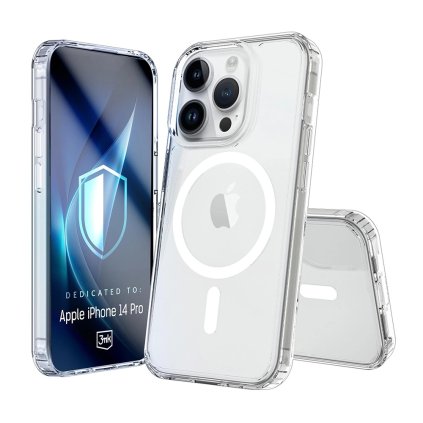 3mk Armor MagCase iPhone 14 Pro Priehľadné puzdro