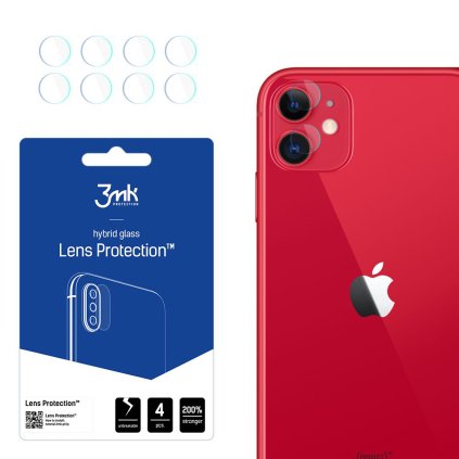 3mk Lens Protection 4 pack iPhone 11 priehľadné puzdro