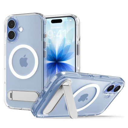 Spigen Ultra Hybrid S MagSafe iPhone 17 číre biele puzdro