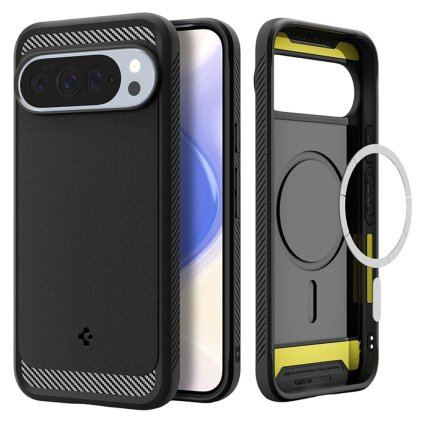Spigen Rugged Armor MagSafe pre Google Pixel 10 Pro XL matné čierne puzdro