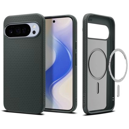 Spigen Liquid Air MagSafe Google Pixel 10 Pro XL puzdro zelená Abyss