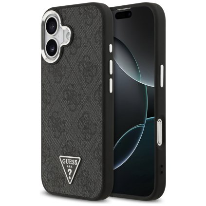 Guess Hardcase 4G Triangle Logo MagSafe iPhone 17 Čierny