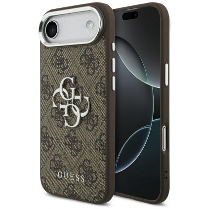 Guess Puzdro Big 4G Logo Classic Logo iPhone 17 Air hnedé