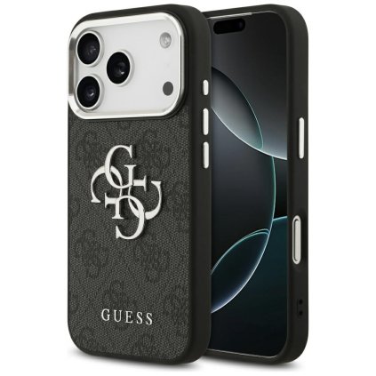 Guess Puzdro Big 4G Logo Classic Logo iPhone 17 Pro čierny