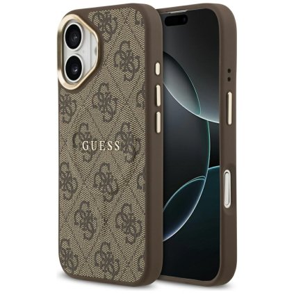 Guess Hardcase 4G Classic MagSafe iPhone 17 Hnedý