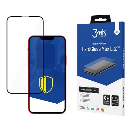 3mk HardGlass Max Lite tvrdené sklo na displej iPhone 13/13 Pro čierne