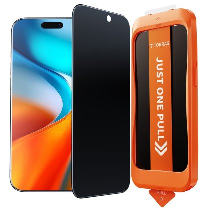 Torras GlassGo Install Master Privacy pre iPhone 17 Pro čierny