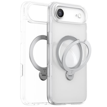 Torras Ostand Spin MagSafe Series iPhone 17 Air priehľadné puzdro