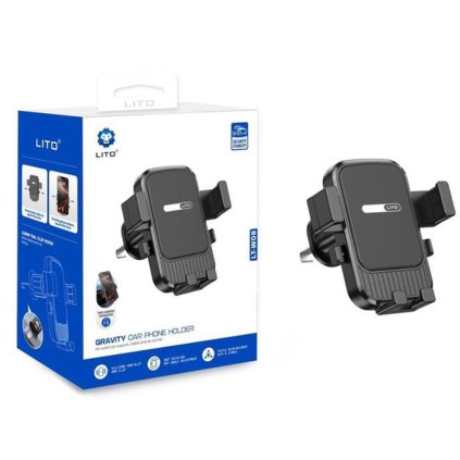 Lito Držiak do auta LT W08 na vetraciu mriežku sivý