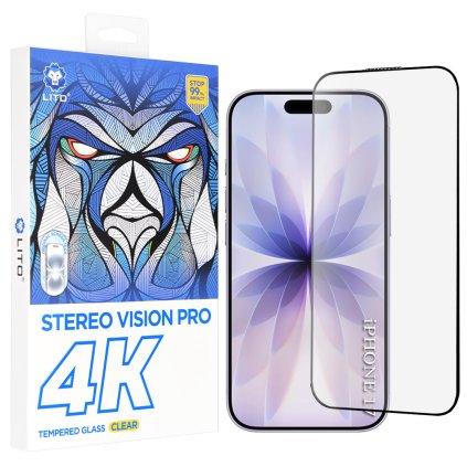 Lito D Plus Max 4K pre iPhone 17 iPhone 16 Pro čierne puzdro