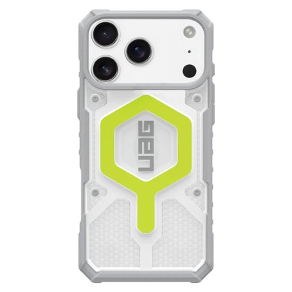 UAG Pathfinder Clear MagSafe pre iPhone 17 Pro v aktívnej neónovej farbe