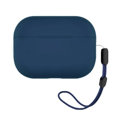 Blueo Liquid Silicone ochranné puzdro pre AirPods Pro 2 námornícka modrá