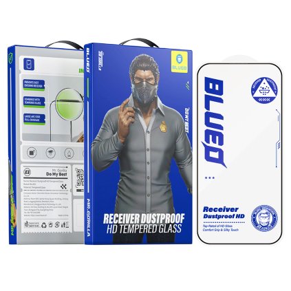 Blueo anti-dust HD sklo iPhone 14 Pro Max čierne