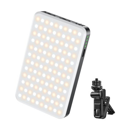 Yesido Selfie Light DH12 USB C 3000mAh 6W 120 LED s klipom čierne