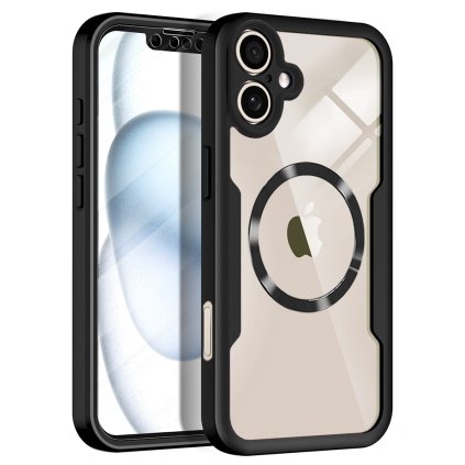 Techsuit ColorVerse 360 MagSafe Series ochranné sklo iPhone 17 čierna