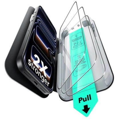 ESR Tvrdené sklo UltraFit 3 kusy iPhone 17 Pro čierna