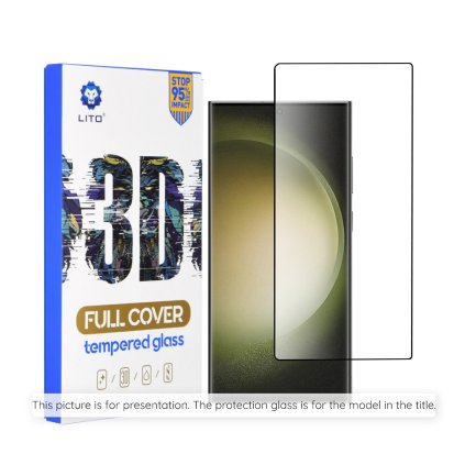 Lito 3D Full Cover pre Samsung Galaxy S24 S25 čierna