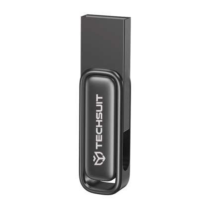 Techsuit Memory Stick THSM33 USB 3.0 FlashDrive 64GB zinková zliatina patina