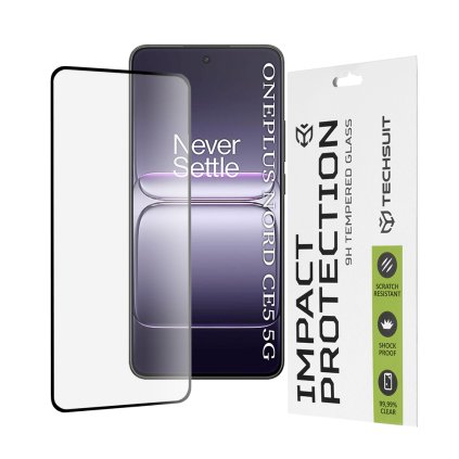 Ochranné sklo Techsuit 111D pre OnePlus Nord CE5 čierne