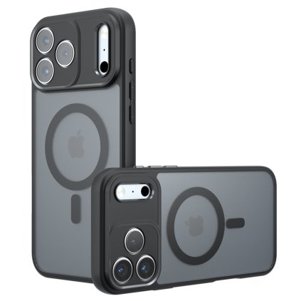 Techsuit PureFrost MagSafe puzdro pre iPhone 17 Pro matná čierna