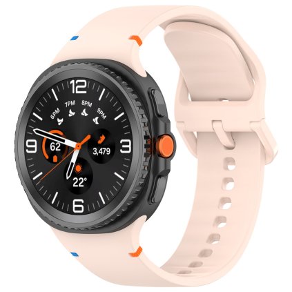 Techsuit remienok Samsung Galaxy Watch8 40mm 44mm Classic krémový puff