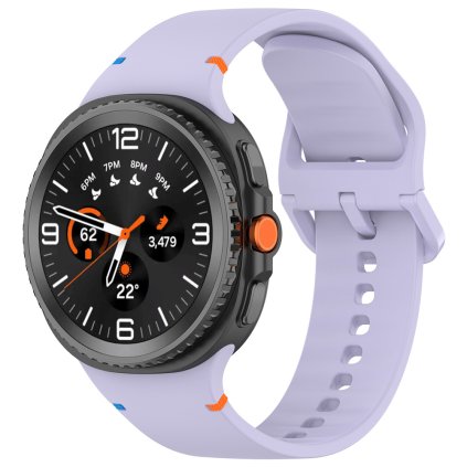 Techsuit remienok Samsung Galaxy Watch8 40mm 44mm Classic bledofialový