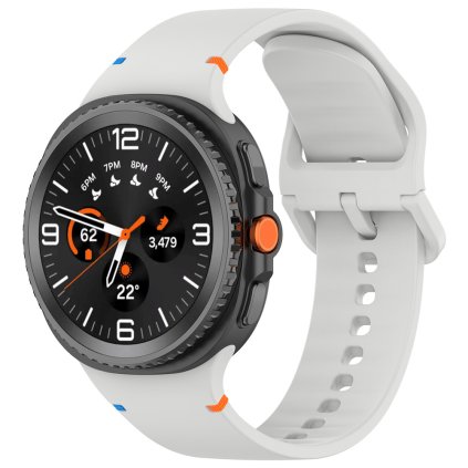 Techsuit remienok pre Samsung Galaxy Watch8 40mm 44mm Classic sivý