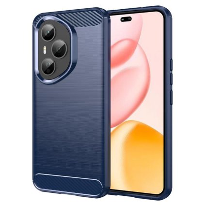 Puzdro Techsuit Carbon Silicone Honor 400 Pro modré