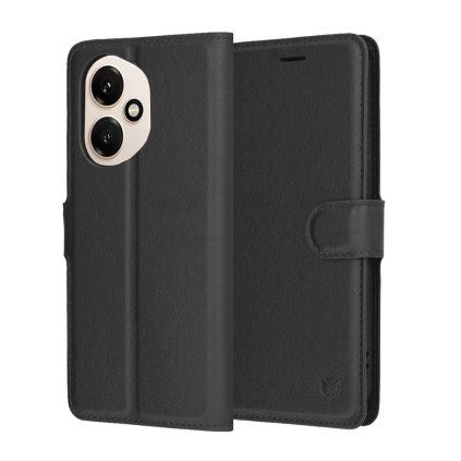 Kožené puzdro Techsuit Honor 400 čierne