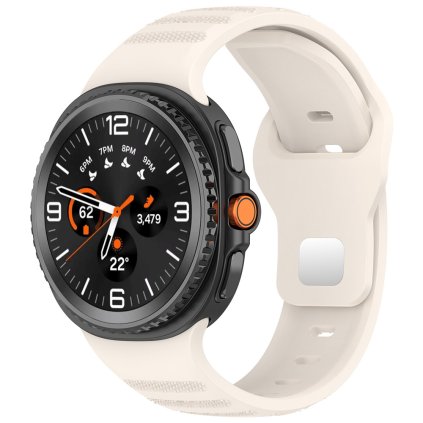 Techsuit puzdro remienok Samsung Galaxy Watch8 40mm 44mm Classic béžový