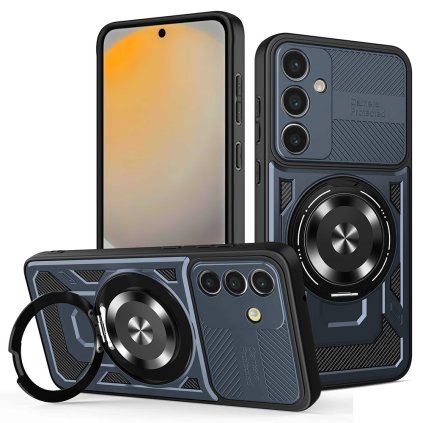 Techsuit RuggedCam pre Samsung Galaxy S24 FE modré puzdro