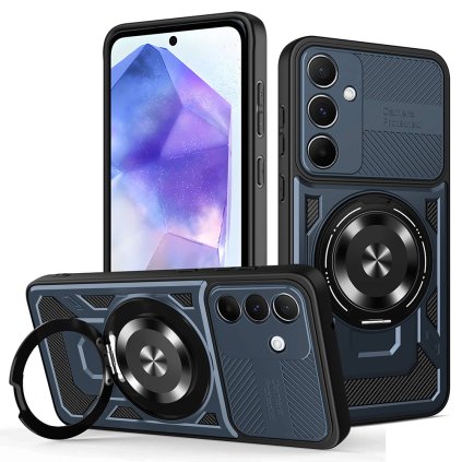 Techsuit RuggedCam pre Samsung Galaxy A55 5G modré puzdro