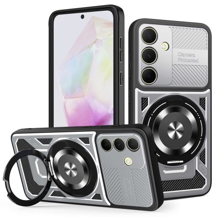 Techsuit RuggedCam pre Samsung Galaxy A35 5G šedé puzdro