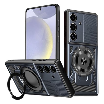 Techsuit RuggedCam pre Samsung Galaxy S24 S25 modré puzdro