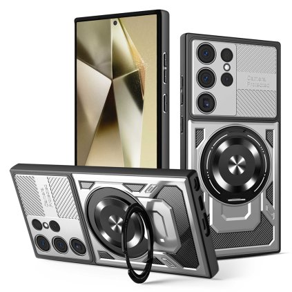 Techsuit RuggedCam pre Samsung Galaxy S24 Ultra sivý