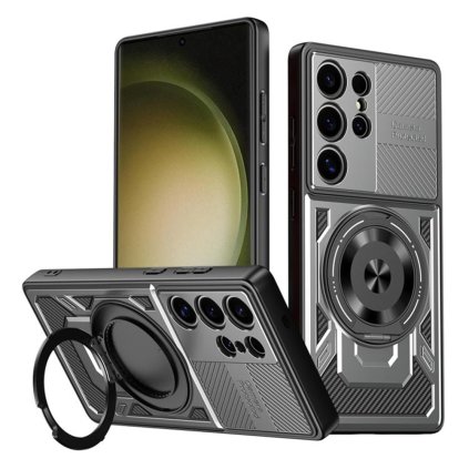 Techsuit RuggedCam pre Samsung Galaxy S23 Ultra sivé puzdro