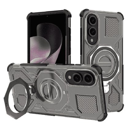 Techsuit Carbon Shield PRO pre Samsung Galaxy S25 Edge dymová čierna