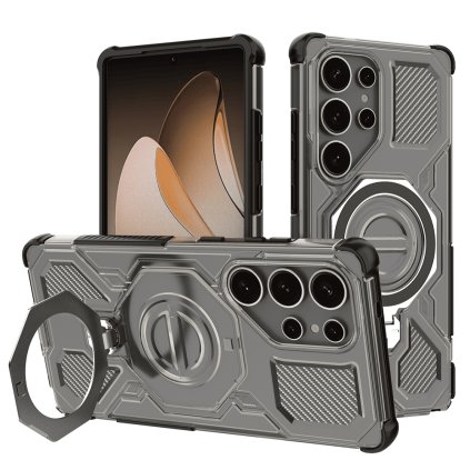 Techsuit Carbon Shield PRO pre Samsung Galaxy S25 Ultra dymová čierna