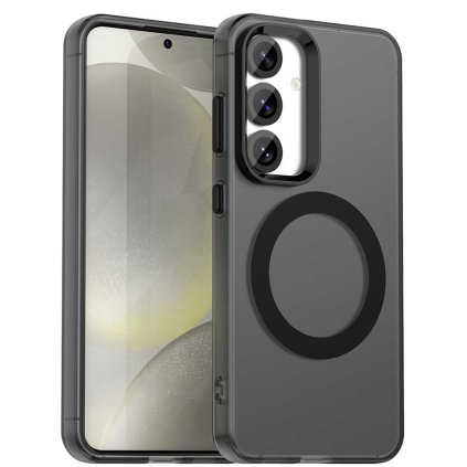 Puzdro Techsuit CandyCase MagSafe pre Samsung Galaxy S24 FE čierne